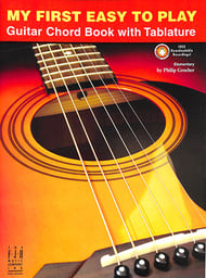 My First Easy to Play Guitar Chord Book Guitar and Fretted sheet music cover Thumbnail